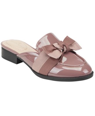 Women's Leilani Bow Slip-On Tailored Mules