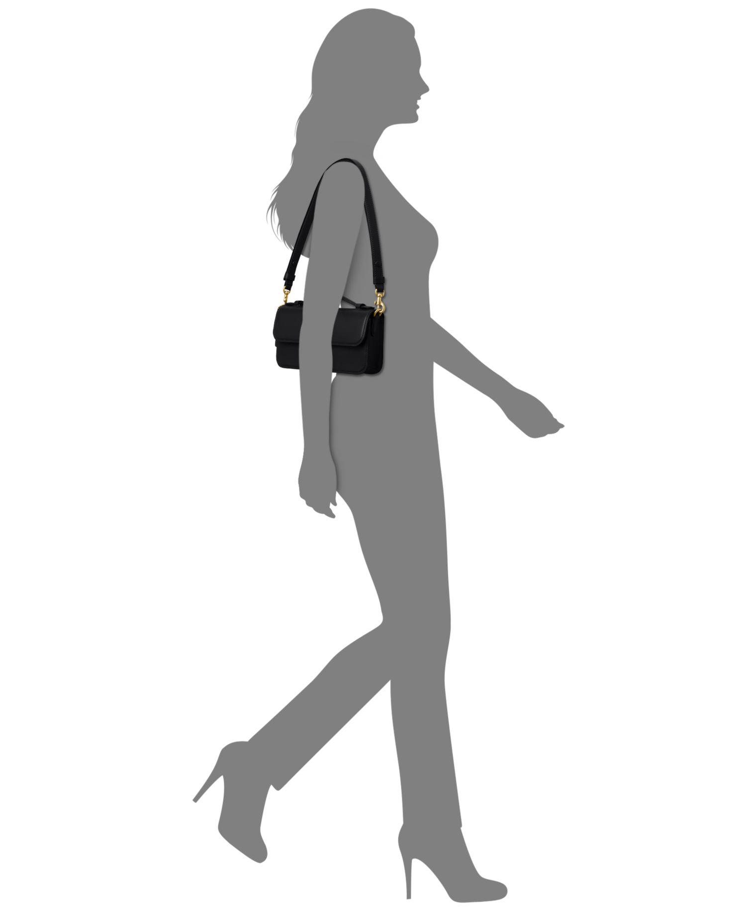 Elora Small Leather Top Handle Shoulder Bag