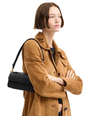 Elora Small Leather Top Handle Shoulder Bag