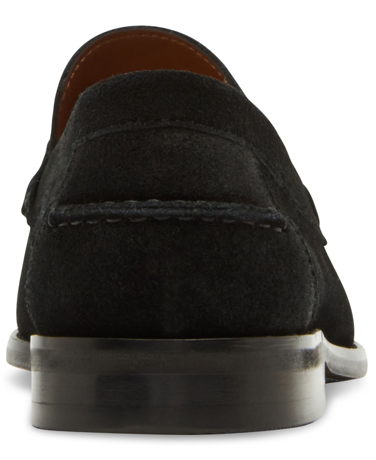 Мужские туфли Steve Madden Arista Suede Bit Loafer, цвет: Чёрный замшевый — фото 3
