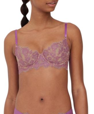 Entice Unlined Underwire Lace Balconette Bra