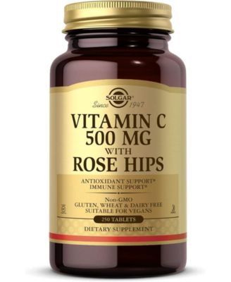 Vitamin C ,500 mg ,with Rose Hips 250 Tabs