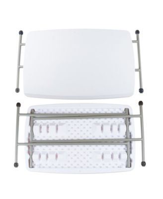 30" Plastic Adjustable Folding Table