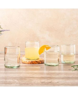 Handblown Glasses DOF - Set of 4