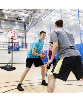 Adjustable Basketball Hoop System Stand with Wheels