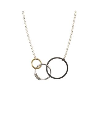 Beth Lawrence Past Present Future Sterling Silver Necklace