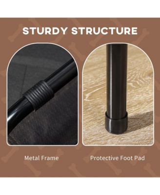 Elevated Dog Cot with UV Protection Canopy Shade, 36 inch,