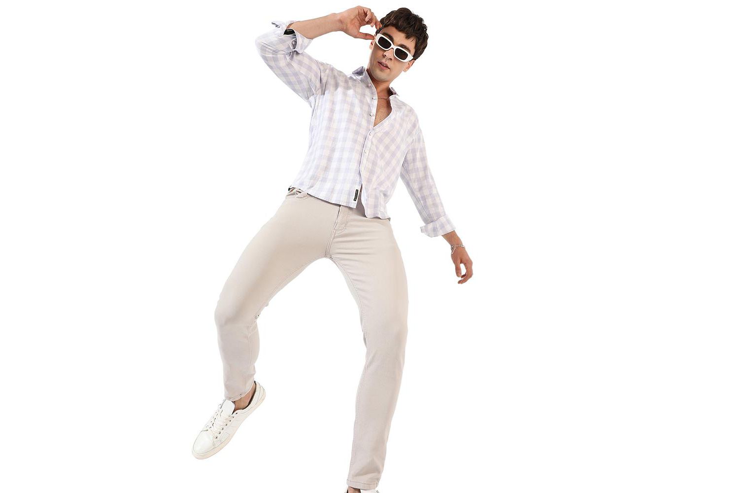 Men's Checkered Regular Fit Casual Shirt