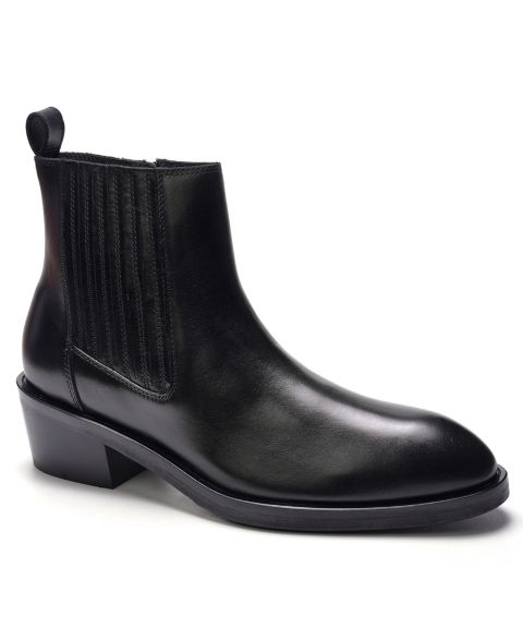 Мужские ботинки A. Veer Beckett Slip-On Chelsea, цвет: Чёрный