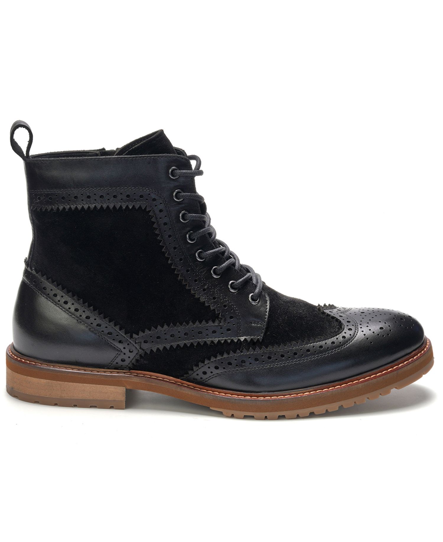 Men's Langston Wingtip Lace-Up Boots