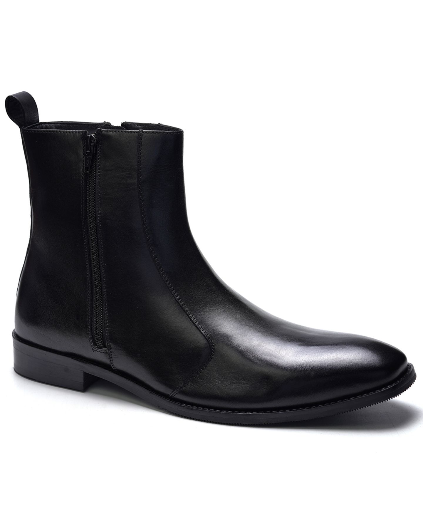 Мужские ботинки A. Veer Lexington Side Zip, цвет: Чёрный — фото 1