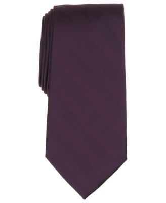 Men's Warren Stripe Solid Tie, Macy's Exclusive