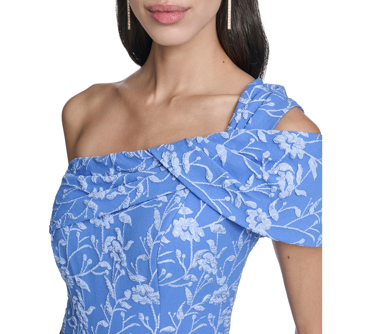 Eliza J Women's Asymmetrical One-Shoulder Ball Gown