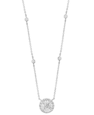 Diamond Pendant Necklace (1-1/10 ct. t.w.) in 14k White Gold