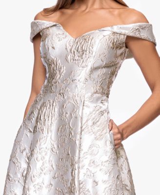 Women's Off-The-Shoulder Long Ball Gown