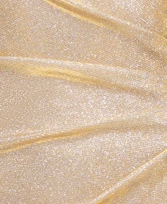 Women's One-Shoulder Glitter Long Dress