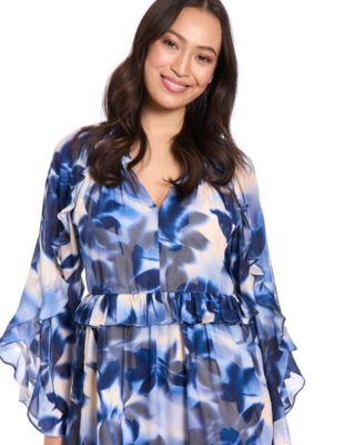 Petite Collared A-Line Short Dress