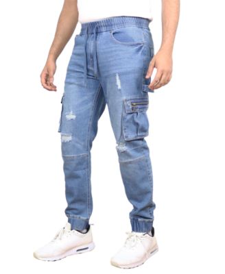 Men's Stretch Cargo Carpenter Jeans Joggers Set, 2-Pack