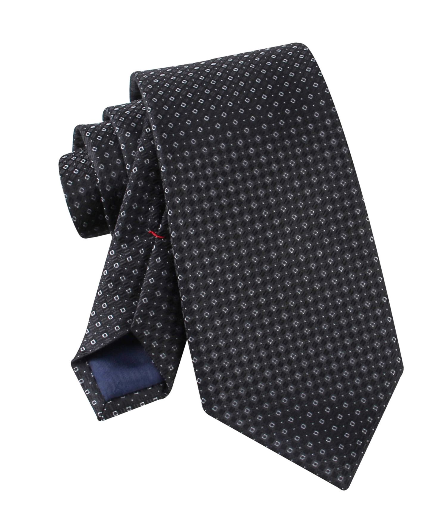 Мужской галстук Tommy Hilfiger Peyton Neat Pattern Tie, цвет: Чёрный — фото 4