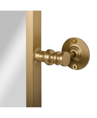 Mason Pivot Wall Mirror with Slim Frame and Silver Backed Glass for Clarity for Bathrooms