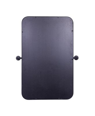 Mason Pivot Wall Mirror with Slim Frame and Backed Glass for Clarity for Bathrooms