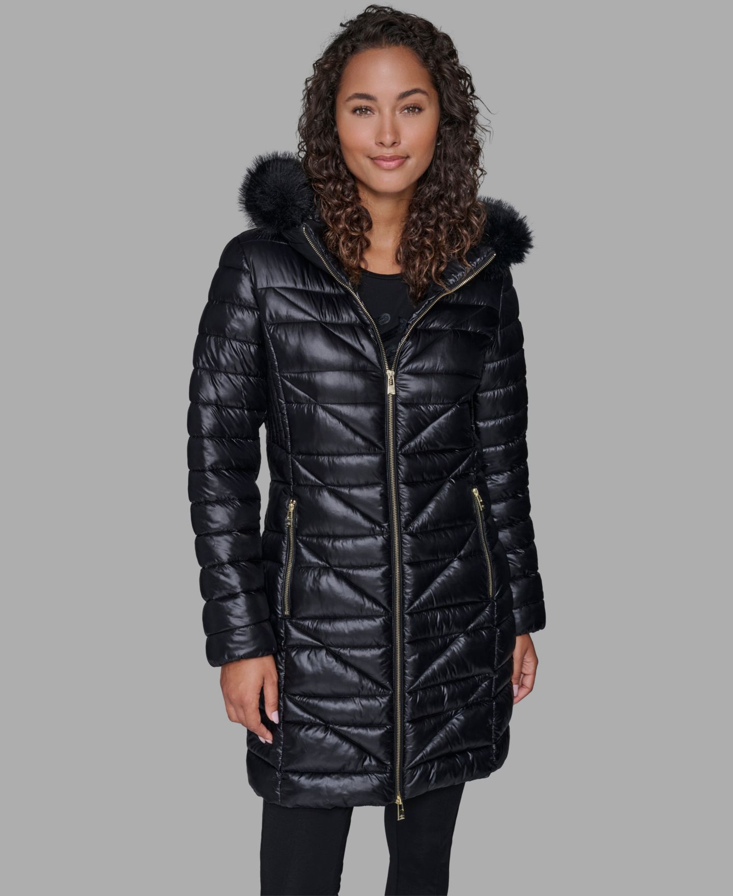 Женская куртка KARL LAGERFELD PARIS Long Puffer — фото 1