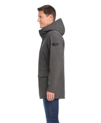 Men's Hooded Softshell Anorak Jacket