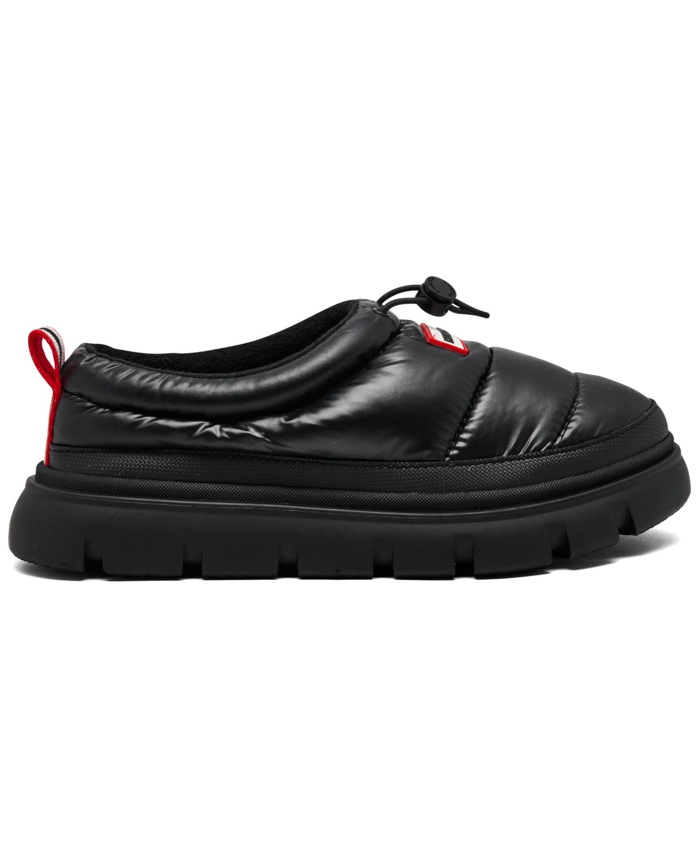Женские сабо Hunter Madi Insulated Water Resistant Slip-On Mules, цвет: Чёрный — фото 2