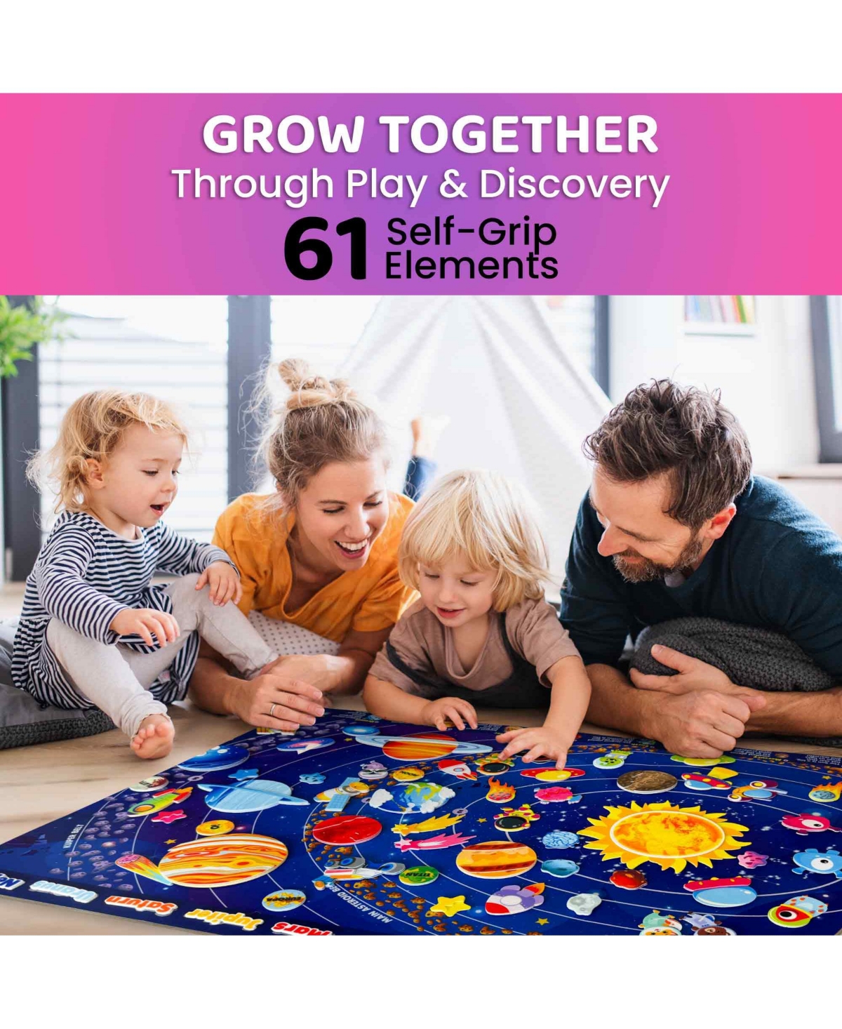 Quokka Space Felt Board for Kids 3-5 Years Old - Social Emotional Preschool Learning Activities