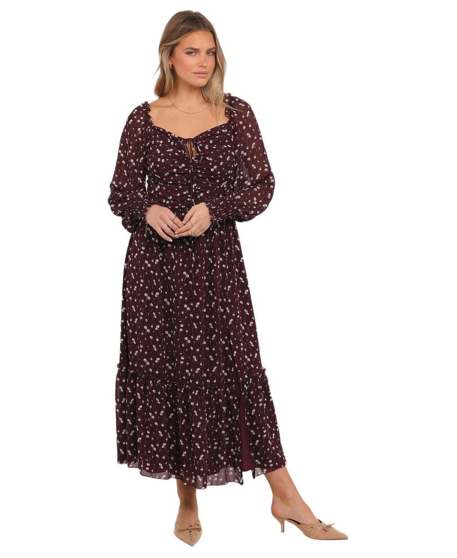 Women's Keziah Long Sleeve Maxi Dress