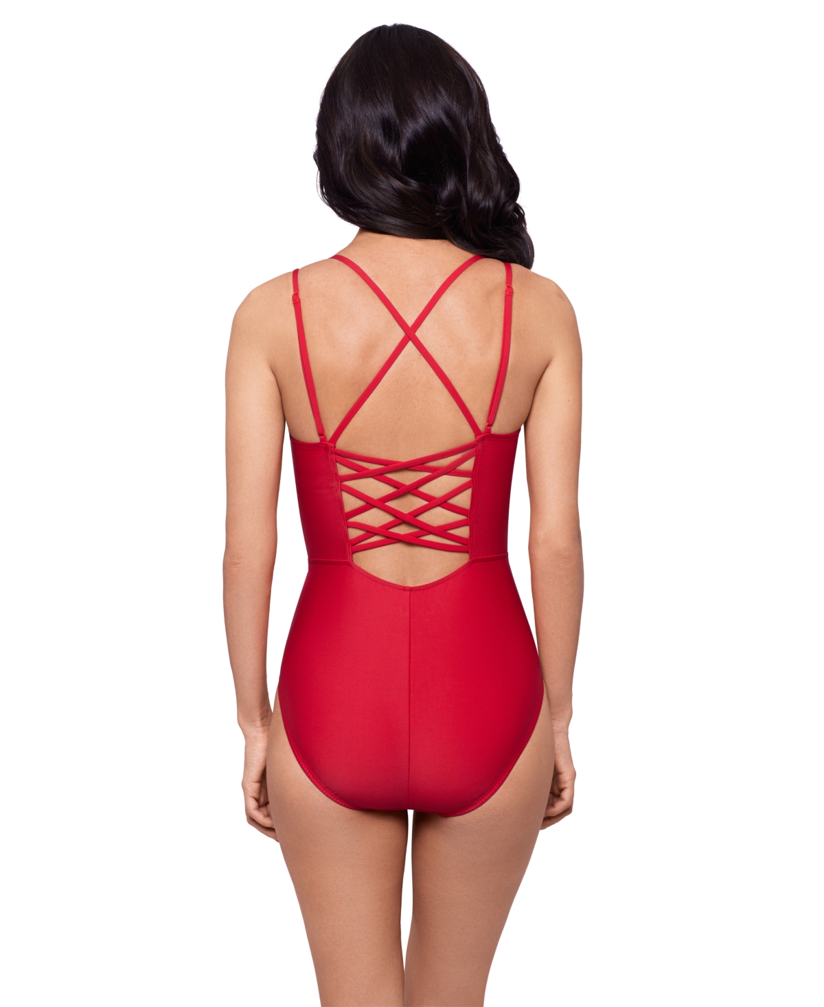 Magicsuit Women's Sigourney Strappy-back One-piece Swimsuit In Red