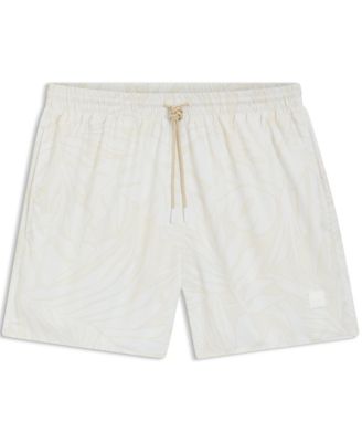 Men's All-Over Print Logo-Badge Swim Shorts