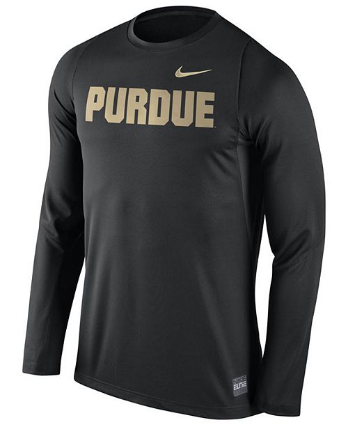 Nike Men S Purdue Boilermakers Elite Basketball Shooter T Shirt