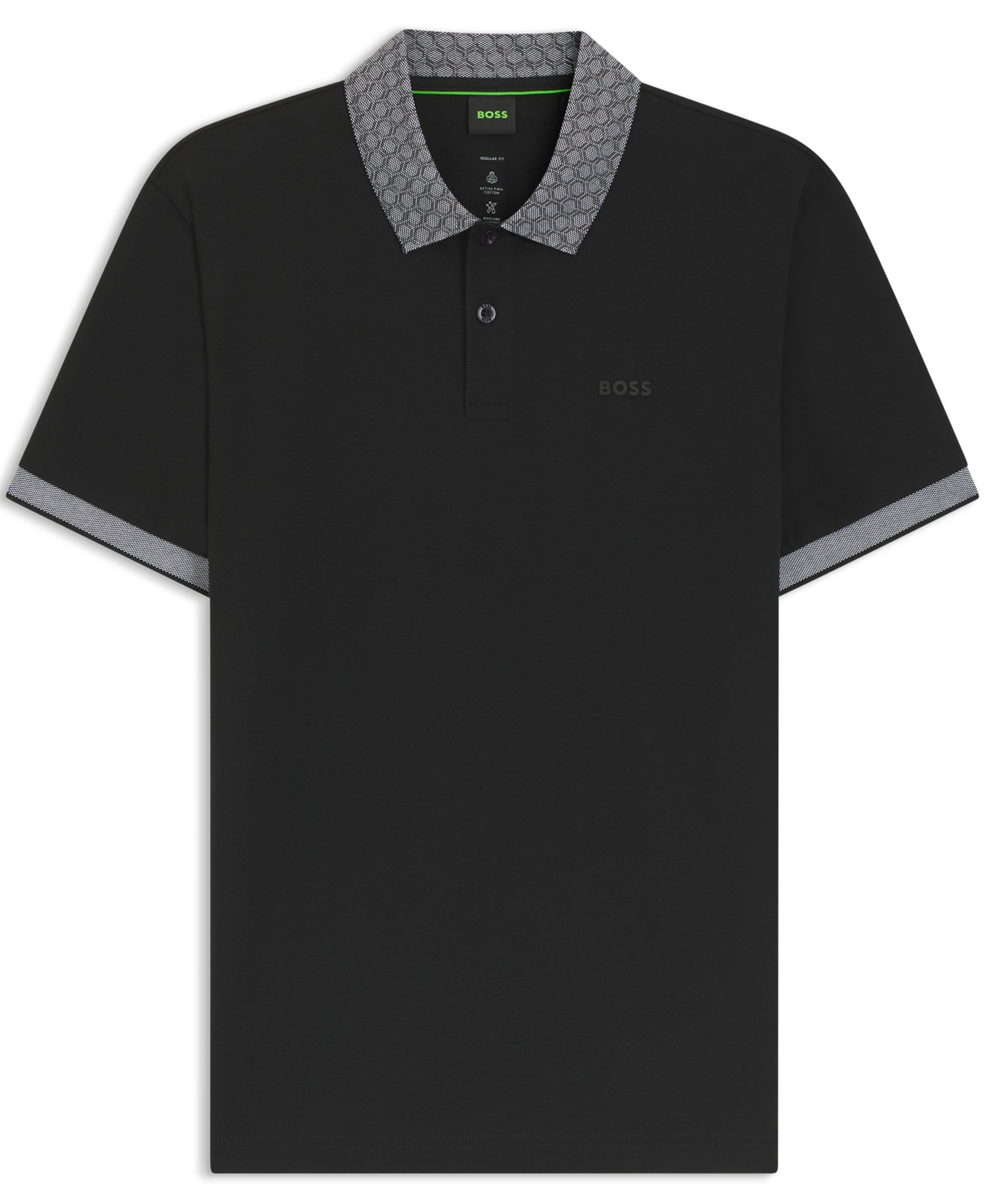 Boss by Hugo Men's Stretch Cotton Moisture Management Paddy Polo Shirt