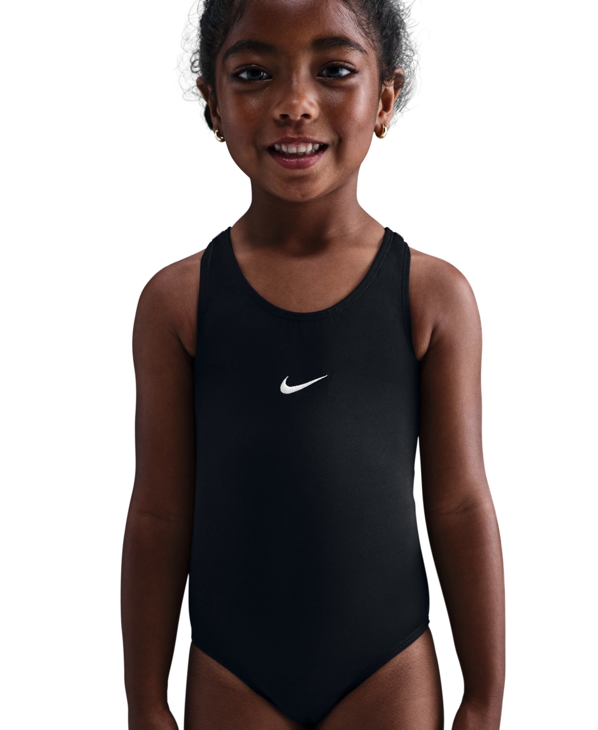 Nike Gymnastics Girls' 7-16 Gk Mesh Racerback Leotard In Black