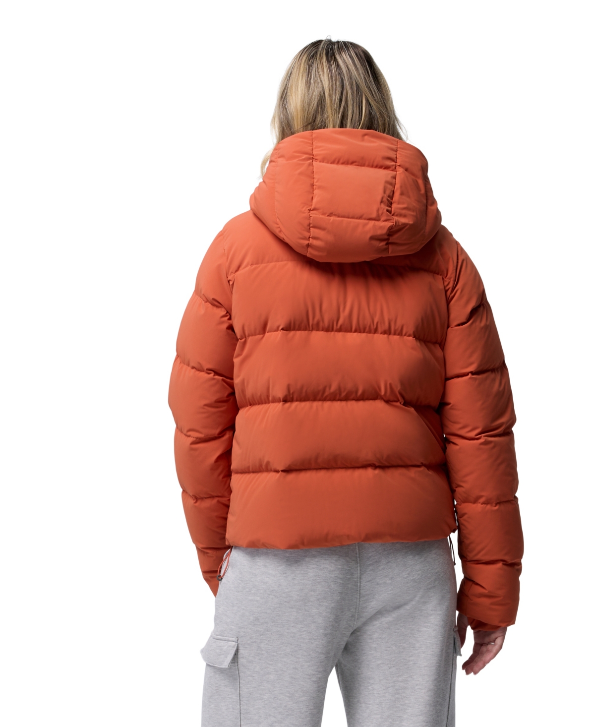 Columbia Women's Amaze Puffer Hooded Jacket In Orange