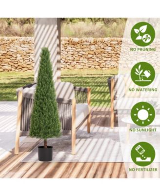 Artificial Boxwood Topiary Trees 120cm 2pcs