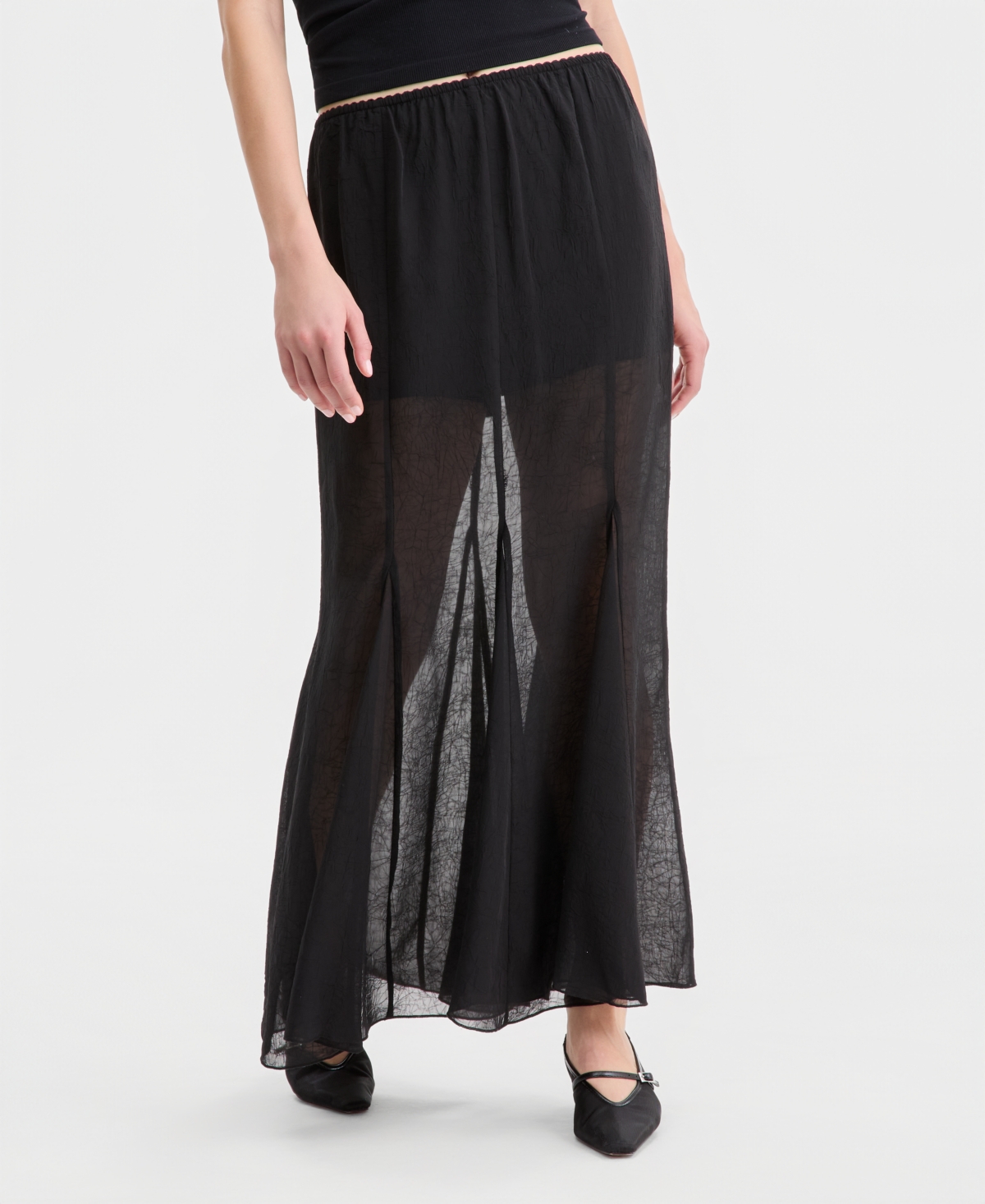 Bar Iii Women's Godet Maxi Skirt, Macy's Exclusive