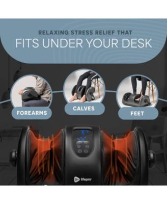 Shiatsu Foot Massager with Heat – Electric Foot Massager for Neuropathy, Deep Kneading Foot & Calf Therapy Machine