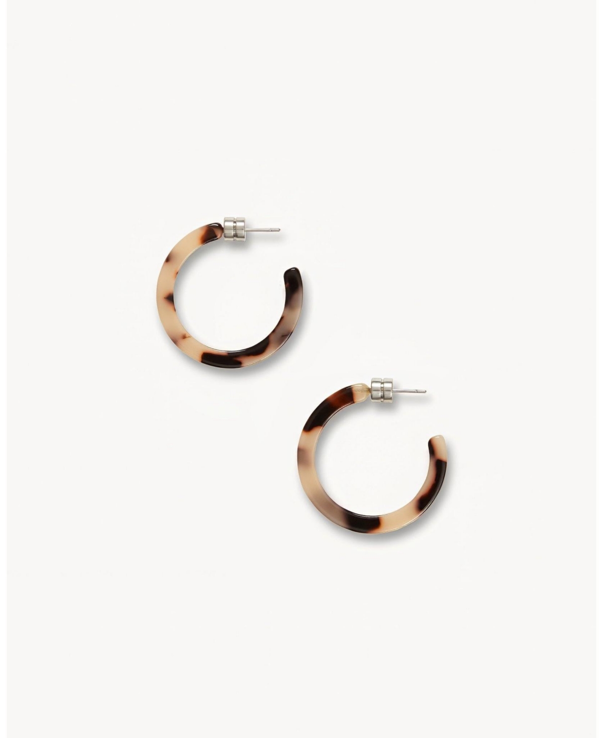 Machete Mini Hoops in Ash Blonde Tortoise