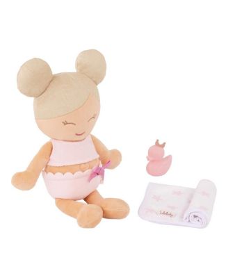 14" Plush Water Play Baby Doll & Bathtub Set