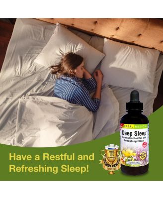 Deep Sleep - Natural Herbal Sleep Aid Supplement - Non-Habit Forming - 4 oz Liquid Extract