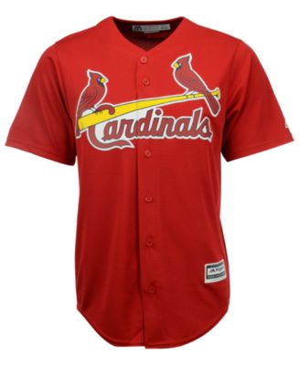 Majestic Men's St. Louis Cardinals Black Tux Replica Cool Base Jersey -  Macy's