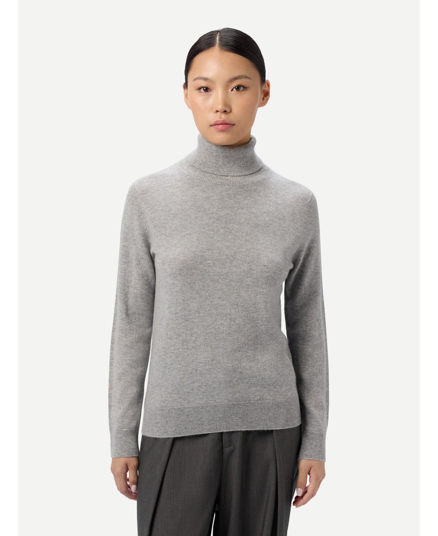 Женский кашемировый свитер Gobi Cashmere с высоким горлом — фото 1