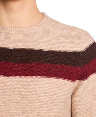 Men's Striped Crewneck Sweater