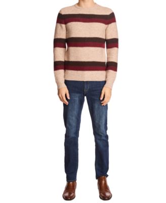 Men's Striped Crewneck Sweater