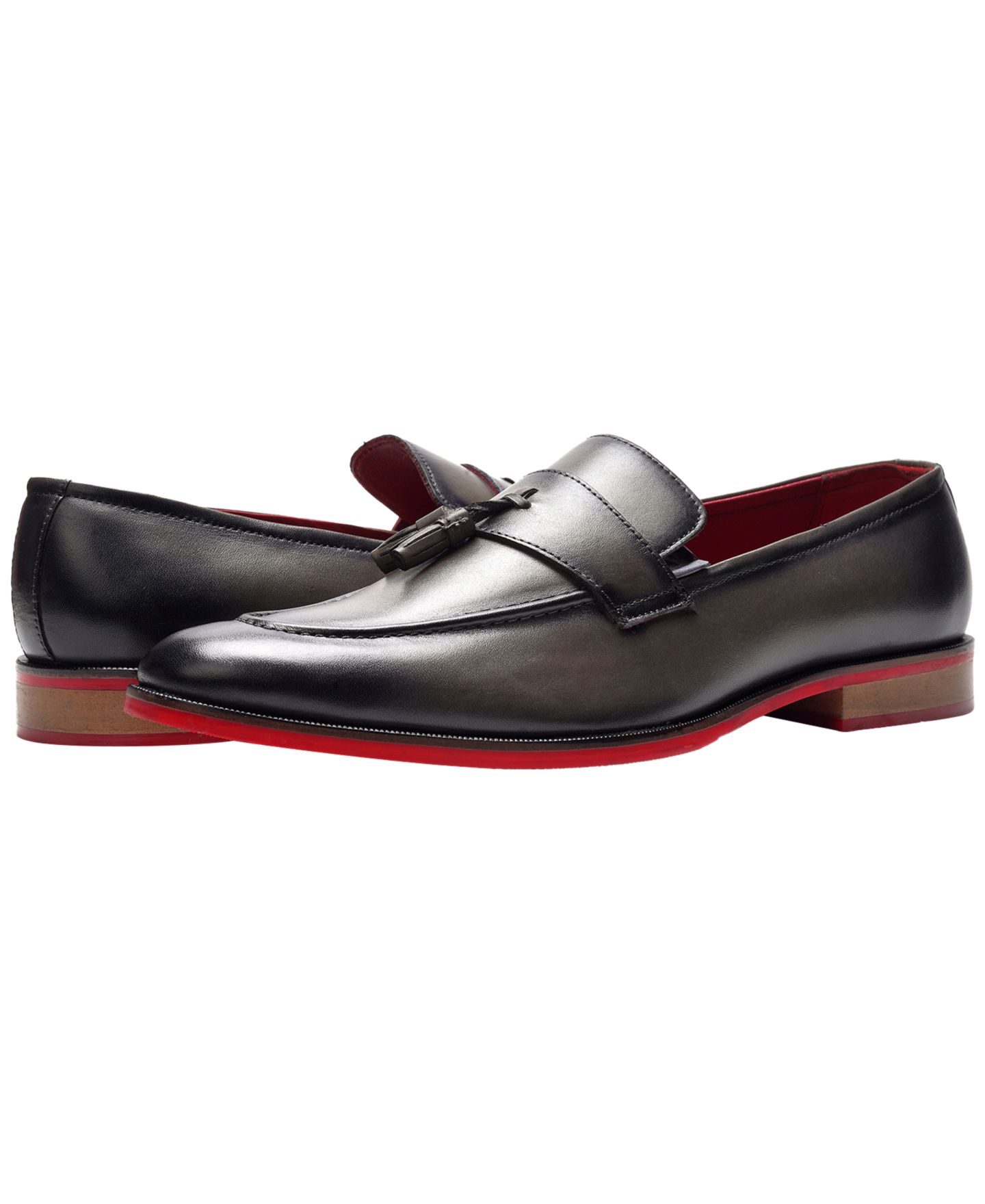 Мужские туфли Carlos by Carlos Santana Encore Tassel Slip-On, цвет: Серый — фото 6
