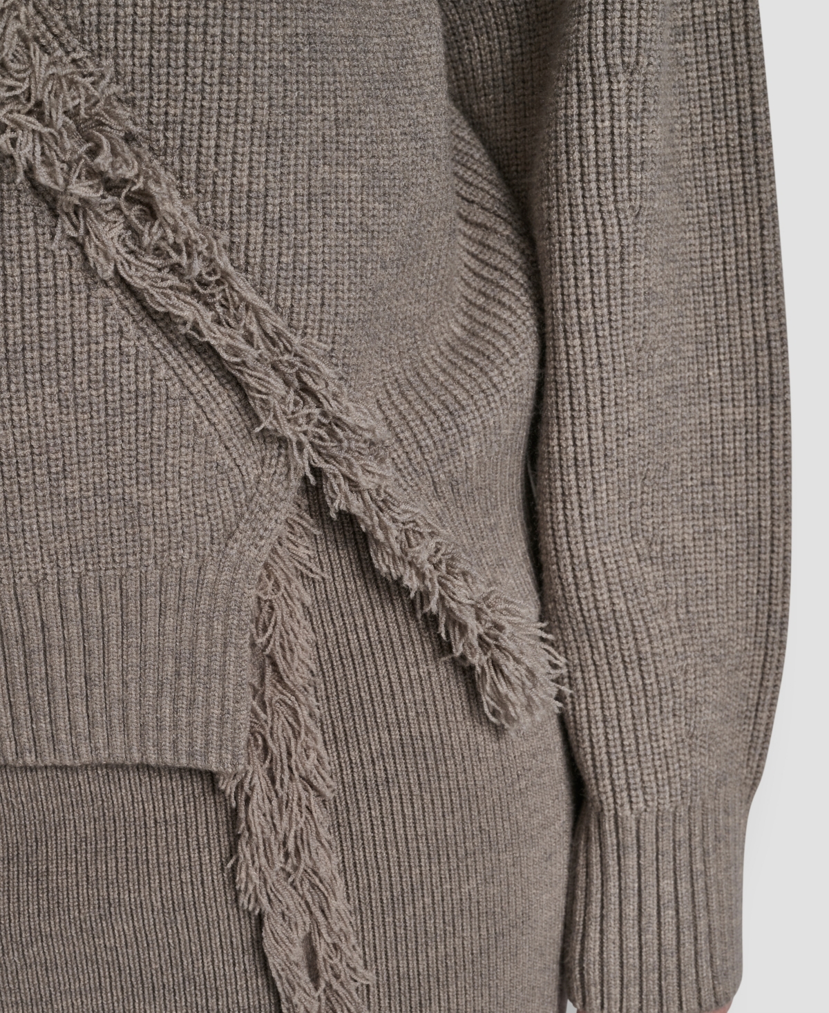 Dkny Women's Long-Sleeve Fringe Sweater