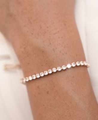 Adjustable Dainty Crystal Bracelet