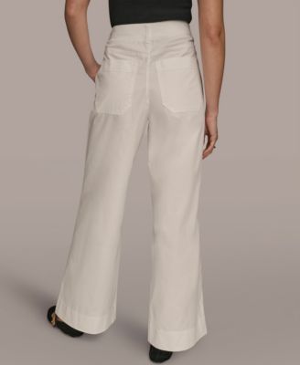 Women's High-Rise Pintuck Trousers